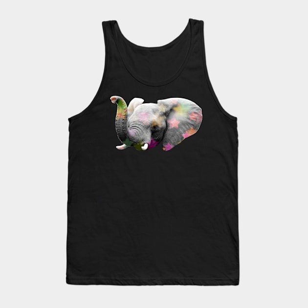 Elephant Disco Tank Top by druscilla13